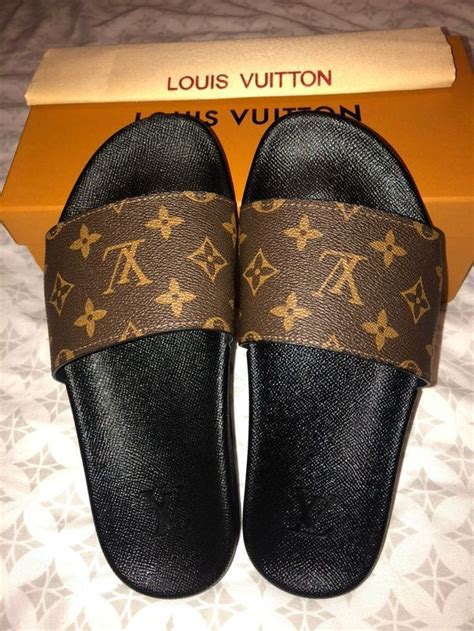 louis vuitton slides fur|louis vuitton slides on sale.